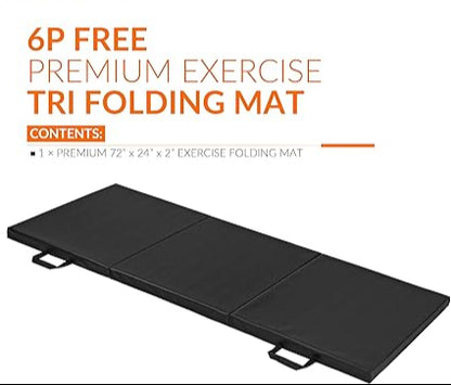 All-Purpose Anti-Tear Folding Fitness & Gymnastics Mat